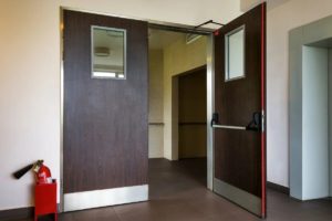 Противопожарная дверь в лифтовой холл / серия FRM33223